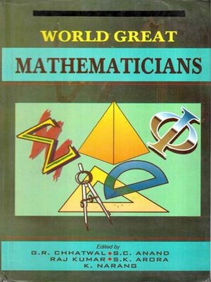 cover image of World Great Mathematicians